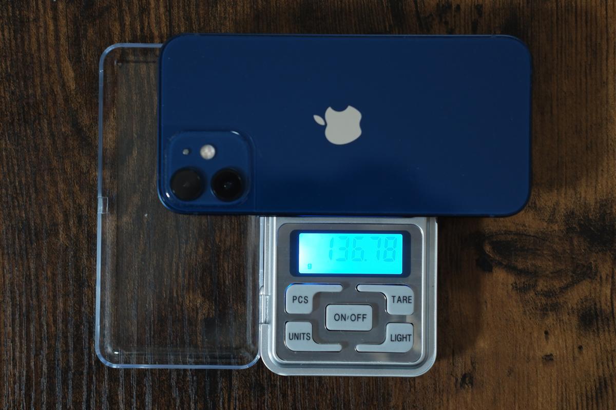 iPhone 12 mini 重さ